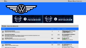 What Vwclub.co.za website looked like in 2023 (1 year ago)