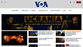 What Voanoticias.com website looked like in 2023 (1 year ago)