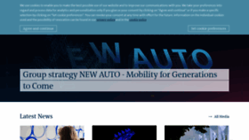 What Volkswagenag.com website looked like in 2023 (1 year ago)