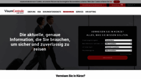 What Visumcentrale.de website looked like in 2023 (1 year ago)