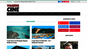 What Viagenscinematograficas.com.br website looked like in 2023 (1 year ago)