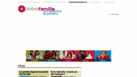 What Vosquestionsdeparents.fr website looked like in 2023 (1 year ago)