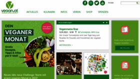 What Vegan.at website looked like in 2023 (1 year ago)