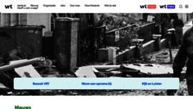 What Vrt.be website looked like in 2023 (1 year ago)
