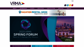 What Vrma.org website looked like in 2023 (1 year ago)