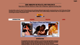 What Violence.de website looked like in 2023 (1 year ago)