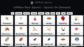 What Vipbox.tv website looked like in 2023 (1 year ago)
