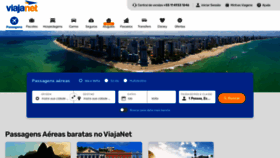 What Viajanet.com.br website looked like in 2023 (1 year ago)