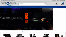 What Videoguys.com.au website looked like in 2023 (1 year ago)