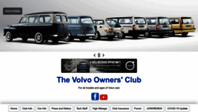 What Volvoclub.org.uk website looked like in 2023 (1 year ago)