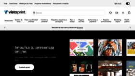 What Vistaprint.es website looked like in 2023 (1 year ago)