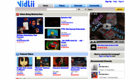 What Vidlii.com website looked like in 2023 (1 year ago)