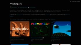 What Vectorpark.com website looked like in 2023 (1 year ago)