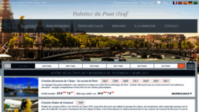 What Vedettesdupontneuf.com website looked like in 2023 (1 year ago)