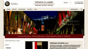 What Viennaclassic.com website looked like in 2023 (1 year ago)
