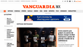 What Vanguardia.com.mx website looked like in 2023 (1 year ago)