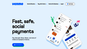 What Venmo.com website looked like in 2023 (1 year ago)