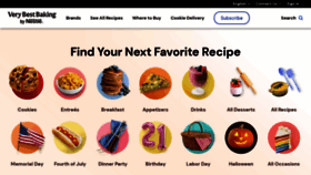 What Verybestbaking.com website looked like in 2023 (1 year ago)