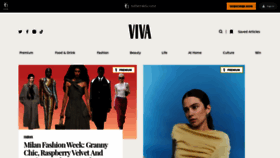 What Viva.co.nz website looked like in 2023 (1 year ago)