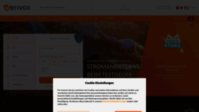 What Verivox.de website looked like in 2023 (1 year ago)