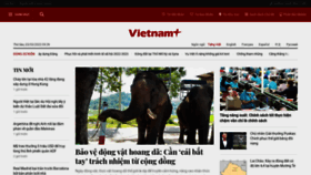 What Vietnamplus.vn website looked like in 2023 (1 year ago)