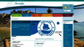 What Ville-cancale.fr website looked like in 2023 (1 year ago)
