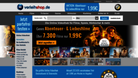 What Verleihshop.de website looked like in 2023 (1 year ago)