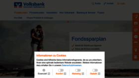 What Volksbanking.de website looked like in 2023 (1 year ago)