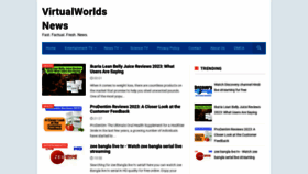 What Virtualworldsnews.com website looked like in 2023 (1 year ago)