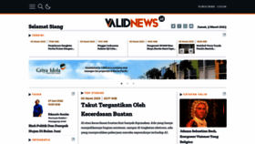 What Validnews.id website looked like in 2023 (1 year ago)