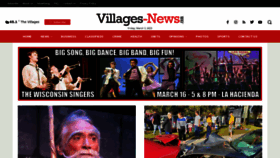 What Villages-news.com website looked like in 2023 (1 year ago)