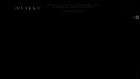 What Vakko.com website looked like in 2023 (1 year ago)