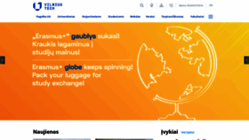 What Vgtu.lt website looked like in 2023 (2 years ago)