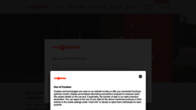 What Viessmann.pl website looked like in 2023 (1 year ago)