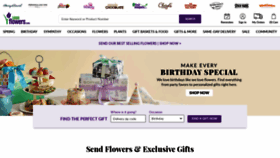 What Virtualflorist.com website looked like in 2023 (1 year ago)