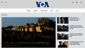 What Voa.com website looked like in 2023 (1 year ago)