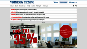 What Vimmerbytidning.se website looked like in 2023 (1 year ago)