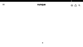 What Vunque.com website looked like in 2023 (1 year ago)
