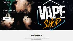 What Vapeyoung.com website looked like in 2023 (1 year ago)