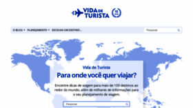 What Vidadeturista.com website looked like in 2023 (1 year ago)