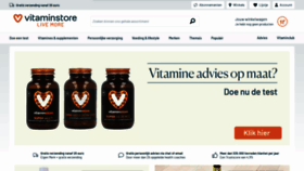 What Vitaminstore.nl website looked like in 2023 (1 year ago)