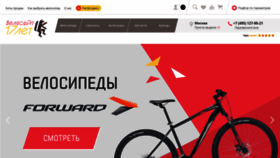 What Velosite.ru website looked like in 2023 (1 year ago)