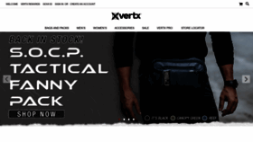What Vertx.com website looked like in 2023 (1 year ago)