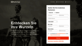 What Verwandt.de website looked like in 2023 (1 year ago)