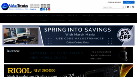 What Valuetronics.com website looked like in 2023 (1 year ago)