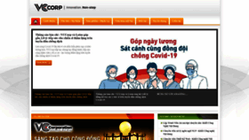 What Vccorp.vn website looked like in 2023 (1 year ago)