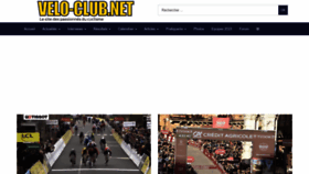What Velo-club.net website looked like in 2023 (1 year ago)