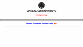 What Vidyasagar.ac.in website looked like in 2023 (1 year ago)