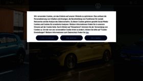 What Volkswagen.ch website looked like in 2023 (1 year ago)