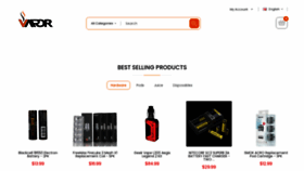What Vapelatest.com website looked like in 2023 (1 year ago)